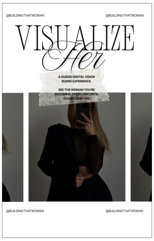 Vision Board Kit: Manifest Her Life Plan